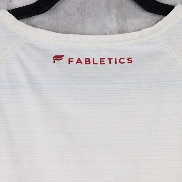 Fabletics Muscle Tank Womens Size XXL Off White Eco Conscious Cream Sleeveless - Picture 6 of 7
